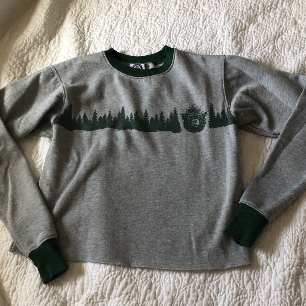 Cropped sweatshirt Smokey the bear